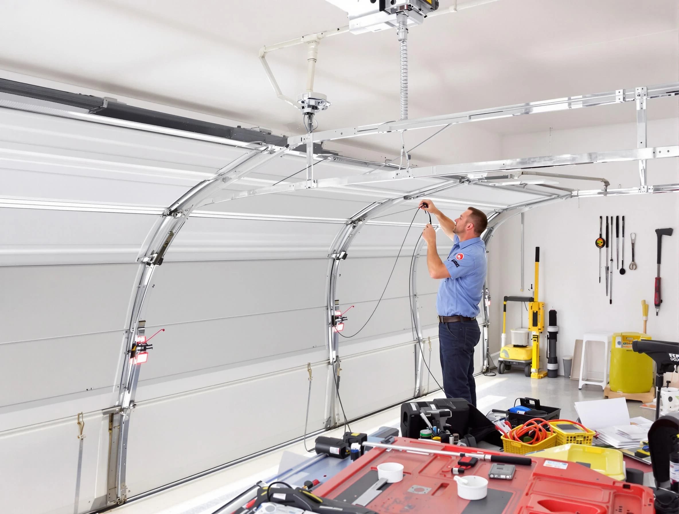Garage door cable repair service by Weymouth Garage Door Repair in Weymouth
