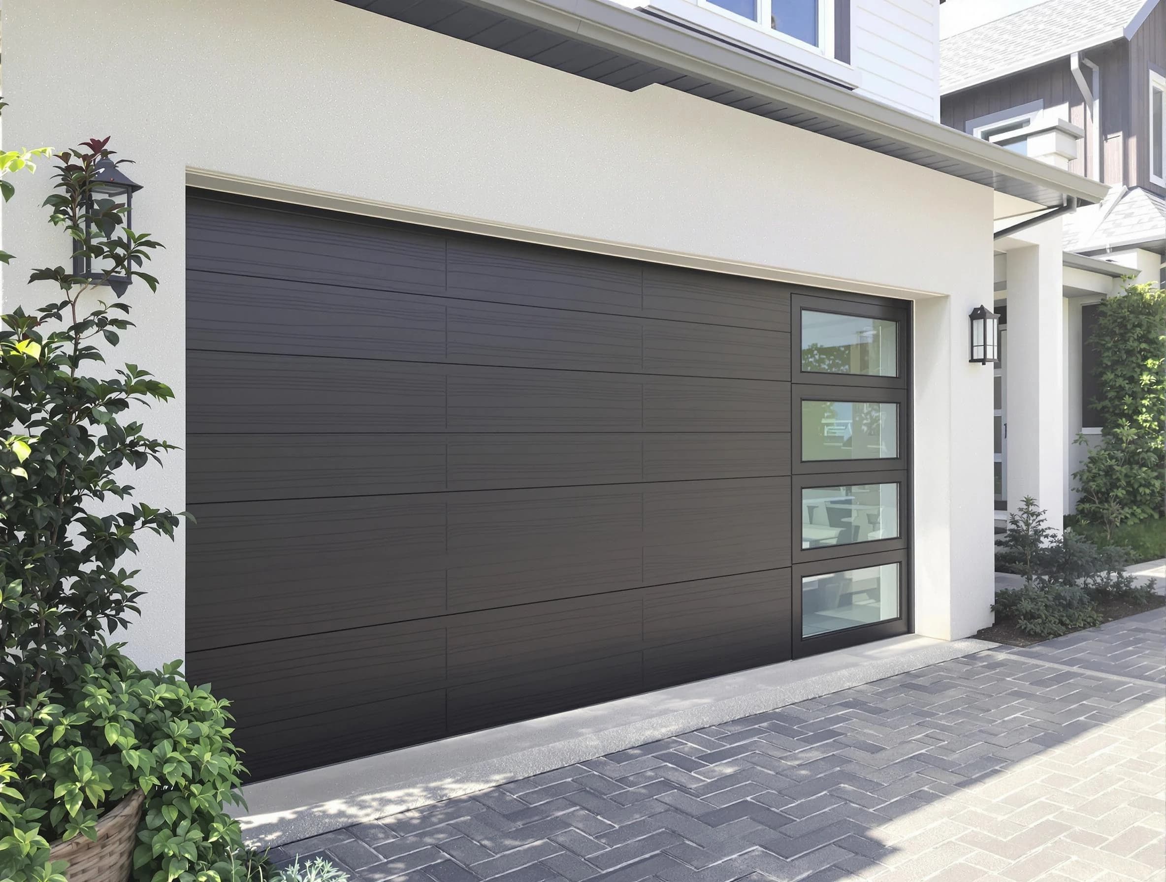 Custom garage door installation by Weymouth Garage Door Repair in Weymouth