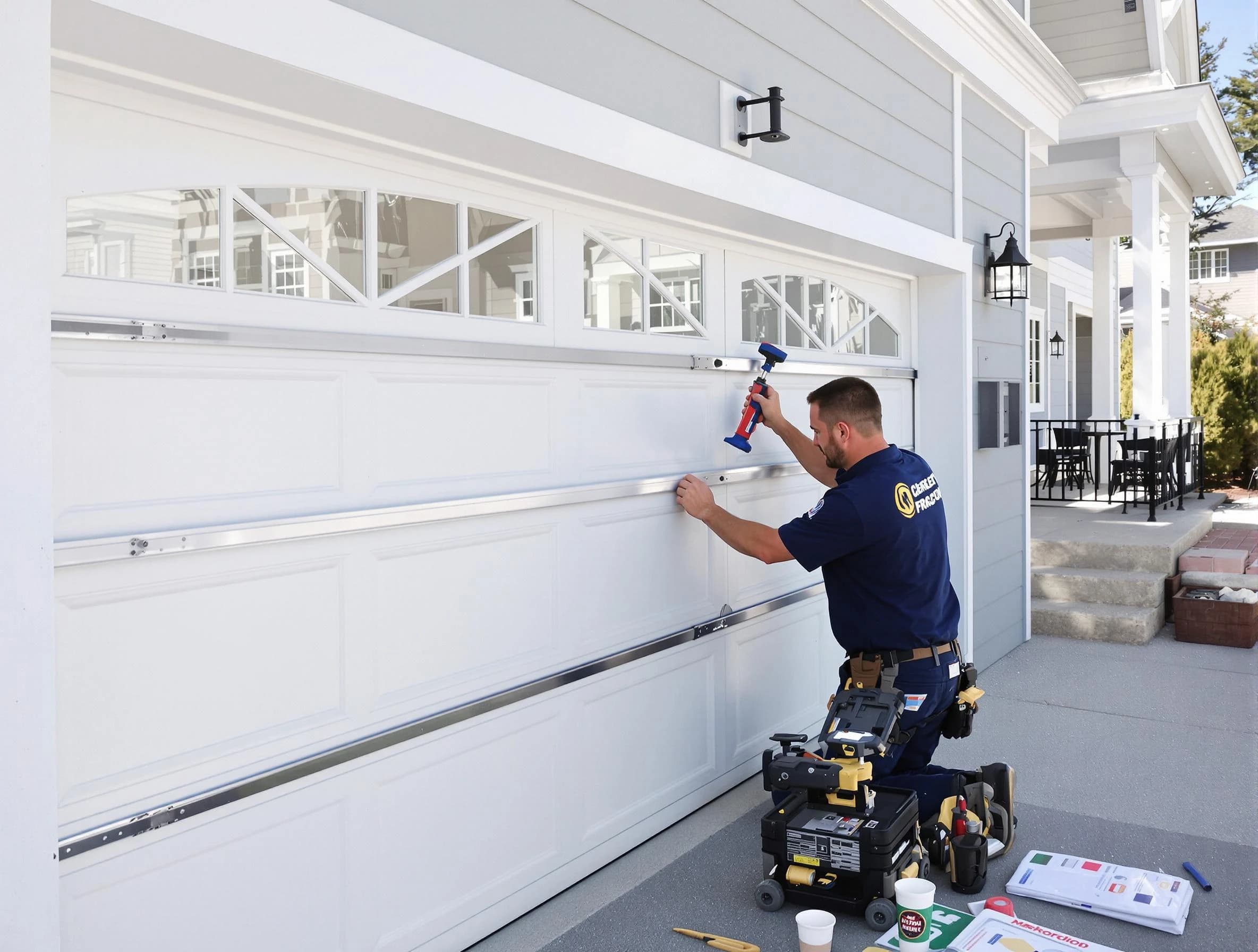 Professional garage door installation by Weymouth Garage Door Repair in Weymouth