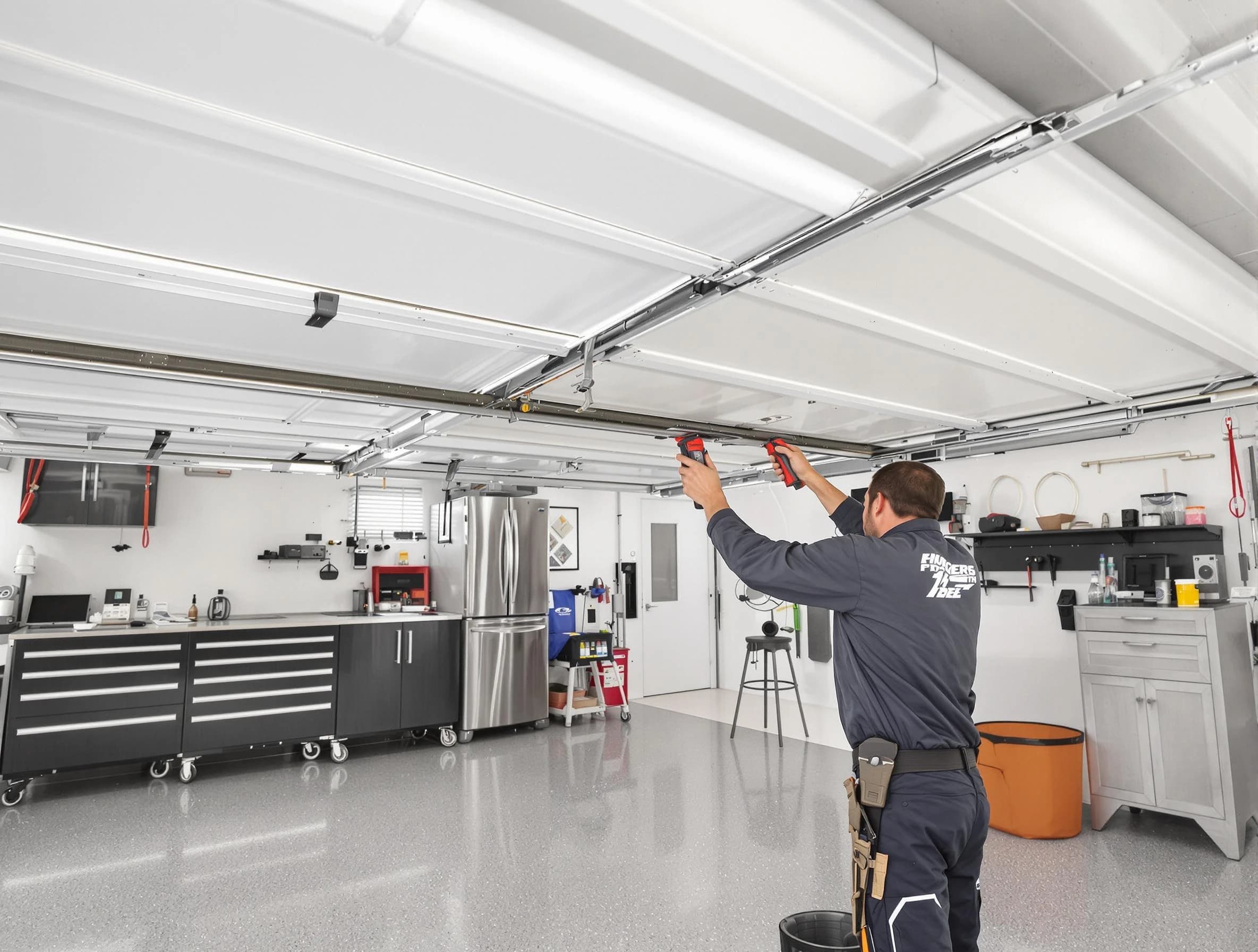Overhead garage door repair service by Weymouth Garage Door Repair in Weymouth