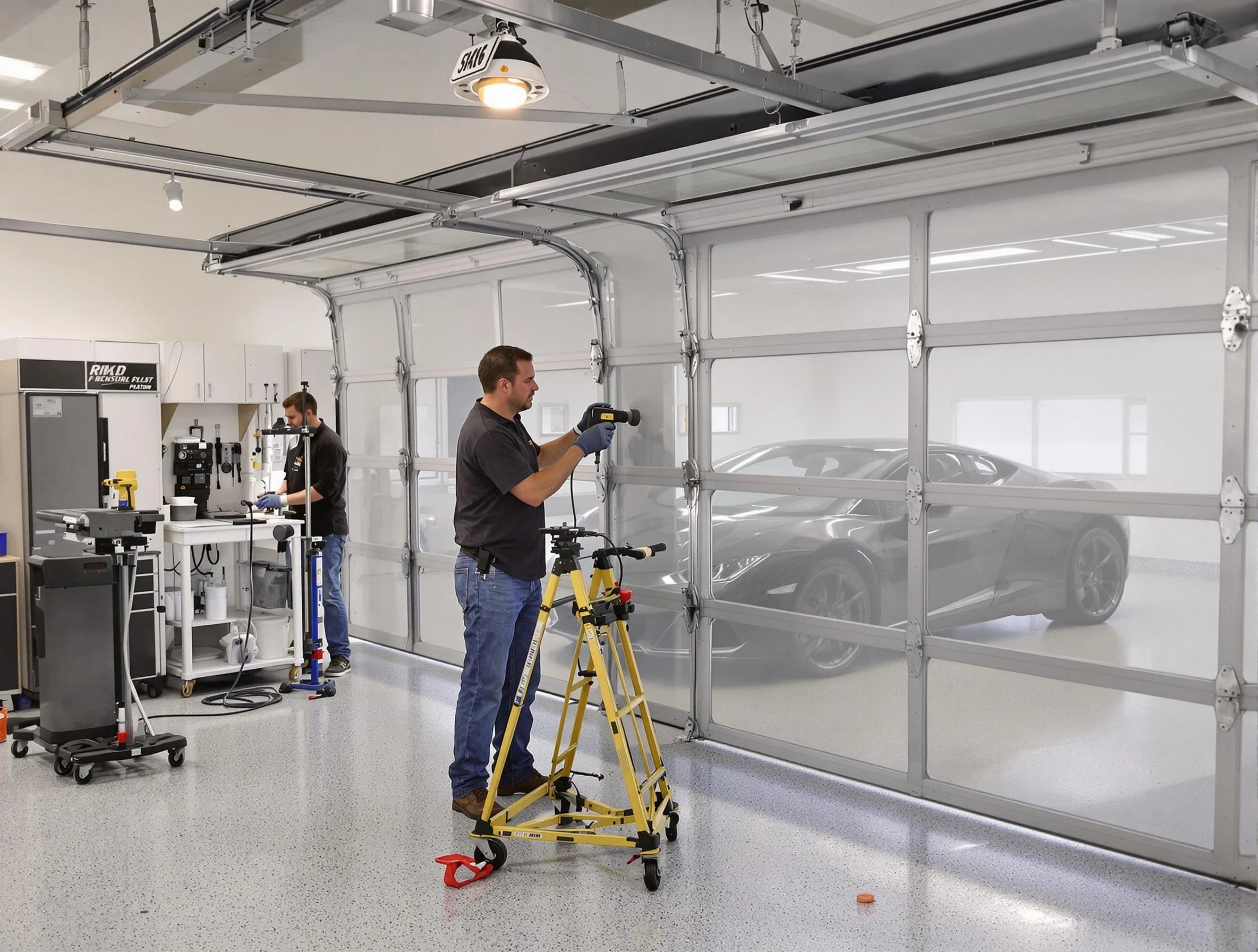 Garage Door Dents Repair in Weymouth