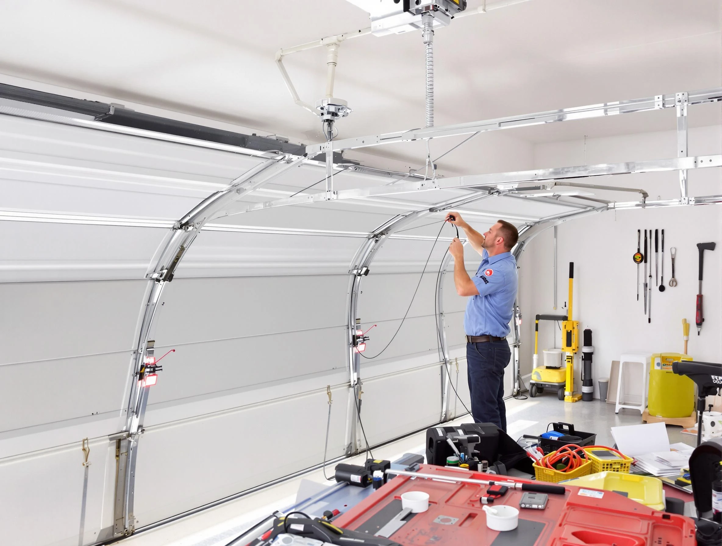 Garage door cable repair service by Weymouth Garage Door Repair in Weymouth