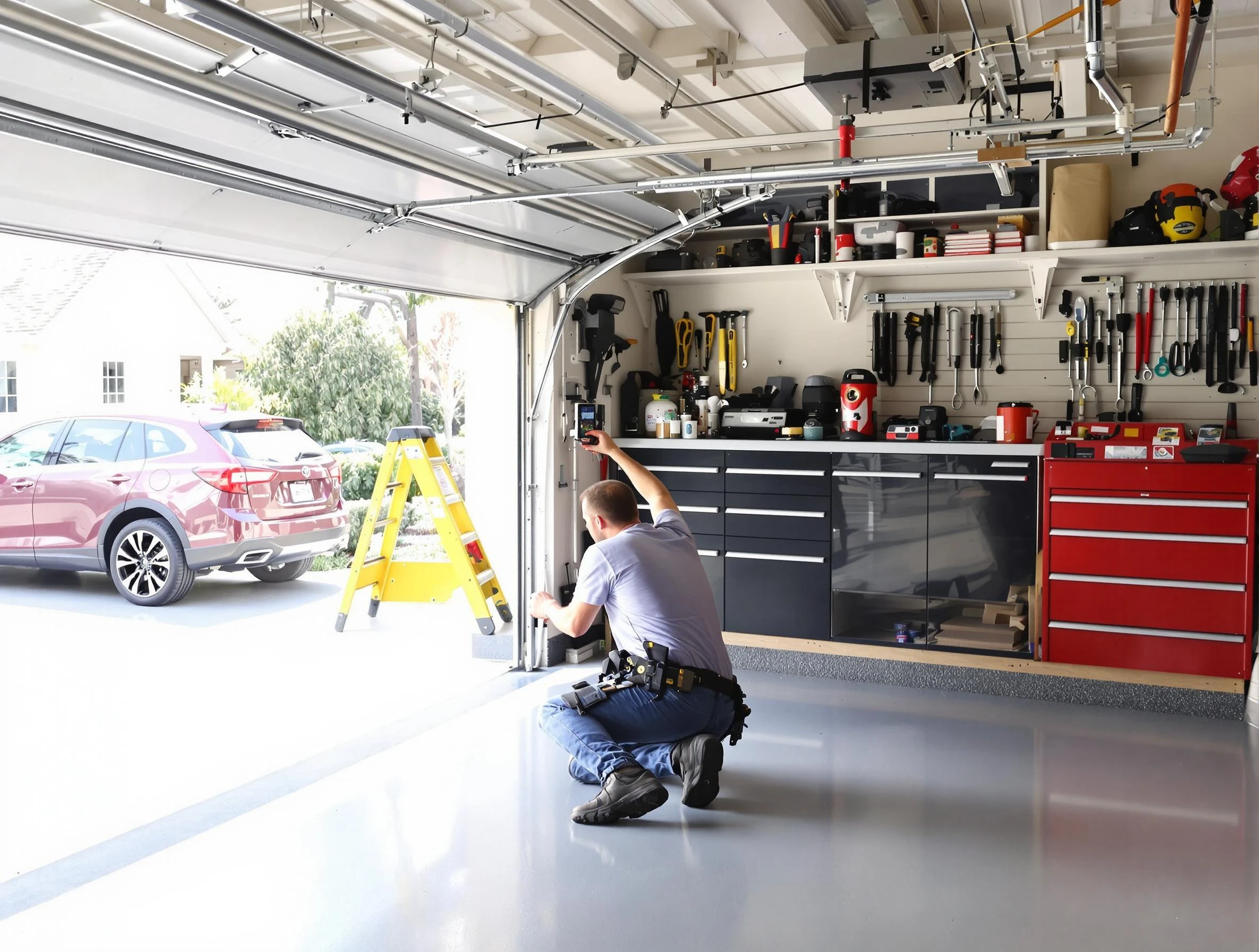 Local garage door repair service by Weymouth Garage Door Repair in Weymouth