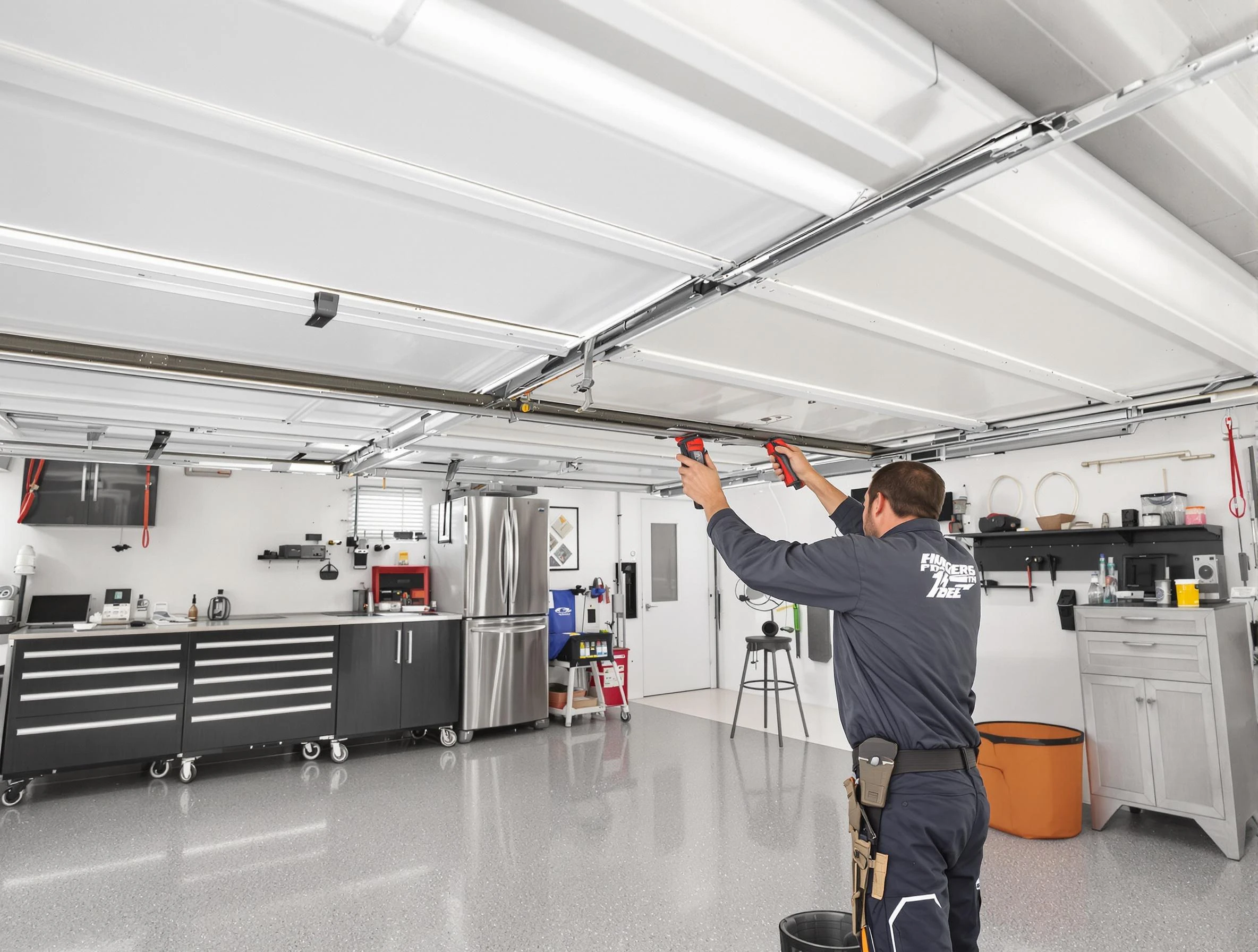 Overhead garage door repair service by Weymouth Garage Door Repair in Weymouth
